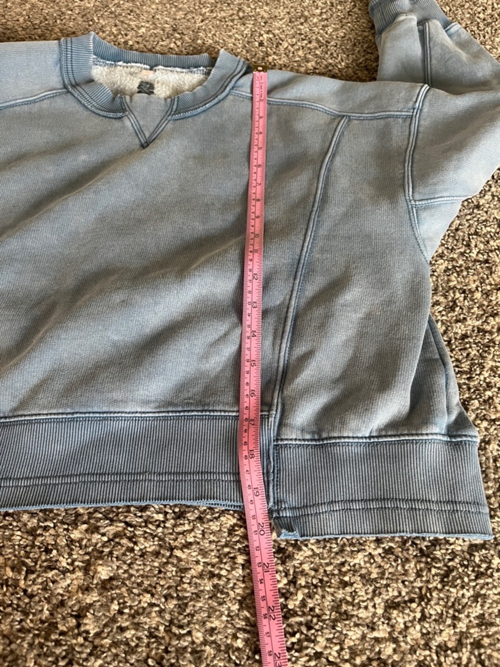 Free People Movement Blue Sweatshirt size XS - Picture 10 of 11
